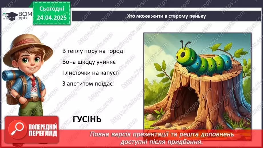 №0094 - Проект «Хто мешкає у старому пеньку?6 №0094 - Проект «Хто мешкає у старому пеньку?6