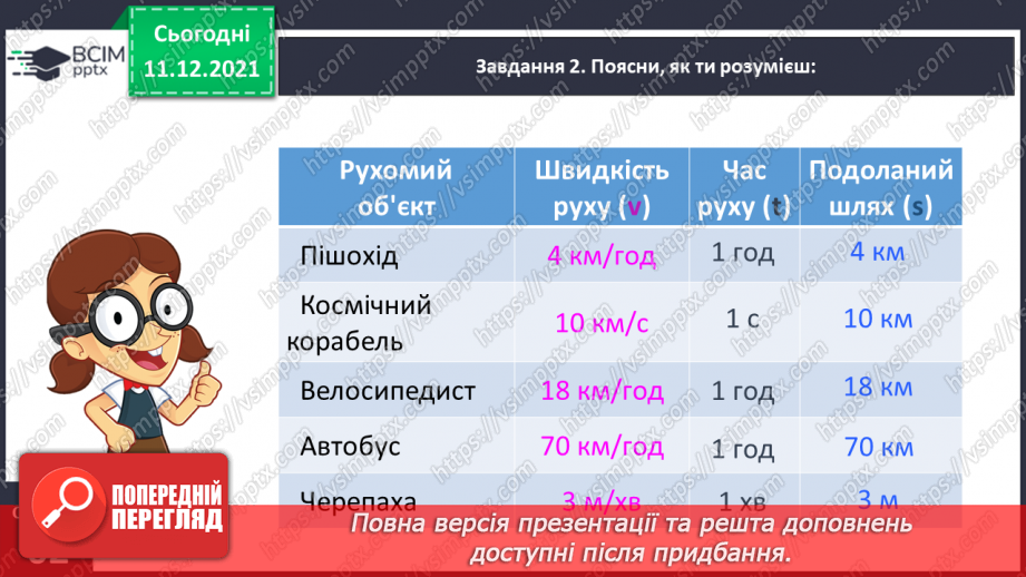 №076 - Знайомимось із правилами знаходження подоланого шляху; часу руху10 №076 - Знайомимось із правилами знаходження подоланого шляху; часу руху10