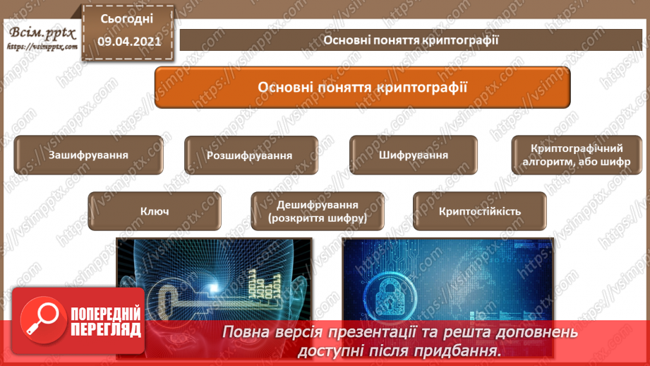 №09 - Криптографічні методи захисту інформації. Контроль цілісності програмних і інформаційних ресурсів.6