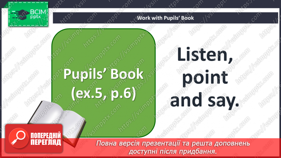 №002 - Hello! Actions. Numbers. “Sit down!”, “Don’t stand up!”, “Open your book!”, “Don’t close your book!”, “1-100”.14