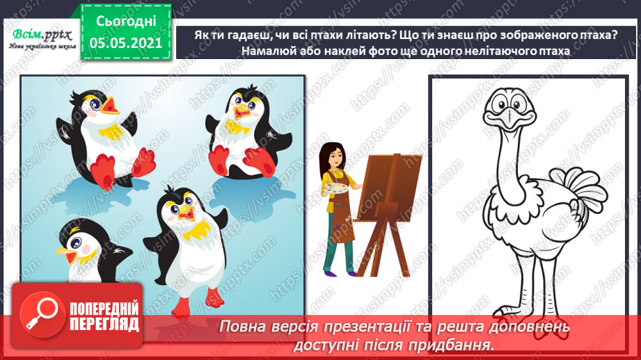 №045 - Різноманітність тварин у природі. Птахи13