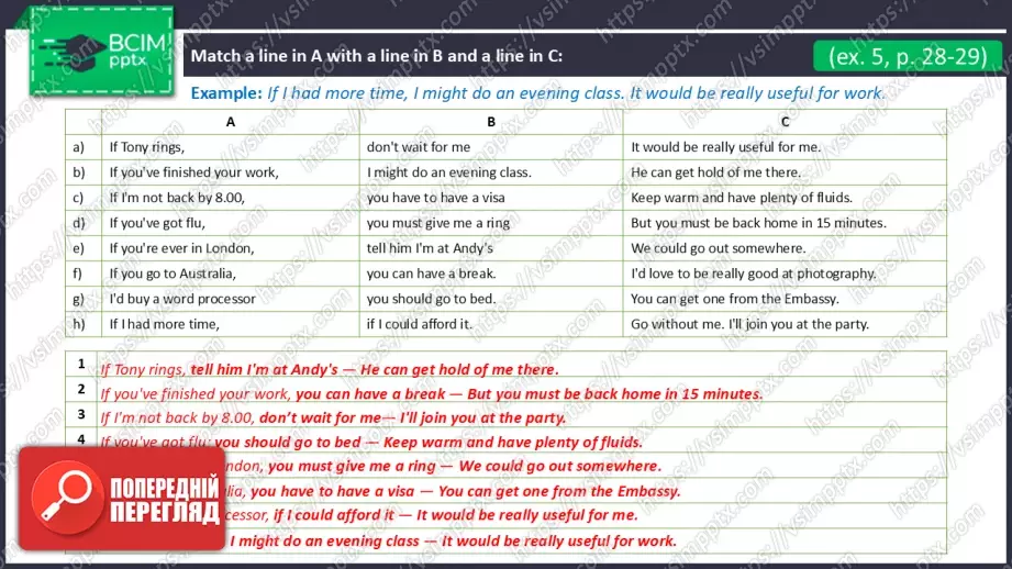№18 - Умовні речення третього типу.  Вдосконалення граматичних навичок.  Third Conditional Sentences.  Build Up Your Grammar.28 №18 - Умовні речення третього типу.  Вдосконалення граматичних навичок.  Third Conditional Sentences.  Build Up Your Grammar.28