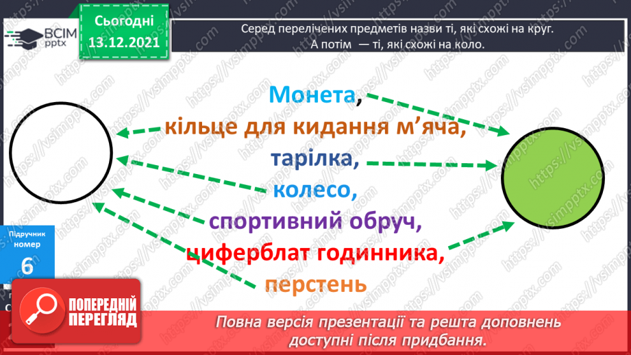 №101 - Істотні  ознаки  кола  і  круга. Точки, які  належать  або  не  належать  колу  (кругу). Повторення  вивченого  за  рік.15