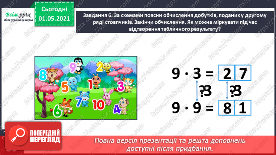 №020 - Узагальнюємо способи складання таблиць множення і ділення33 №020 - Узагальнюємо способи складання таблиць множення і ділення33