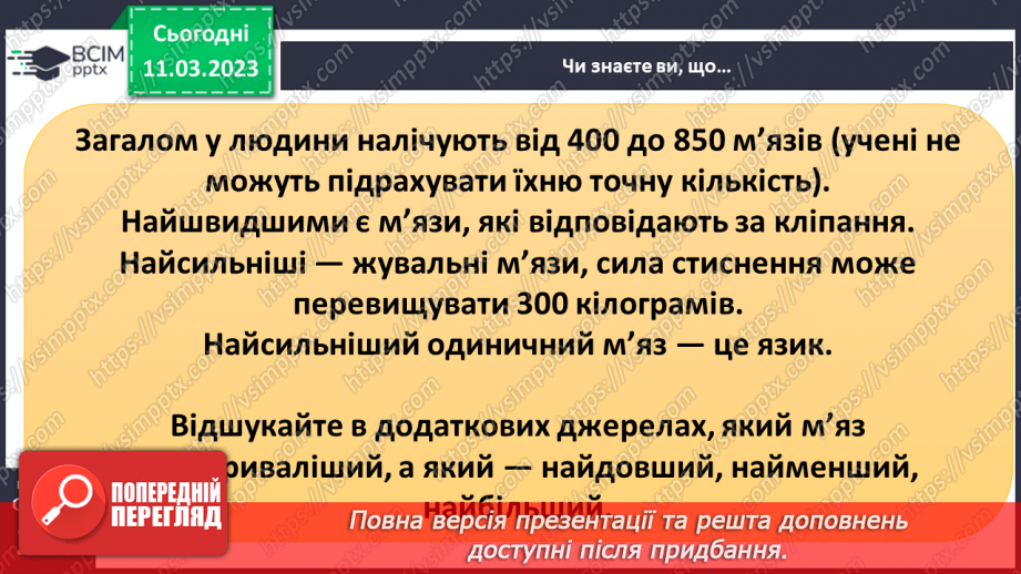 №53 - Органи опори й руху людини. Функції м’язів.25