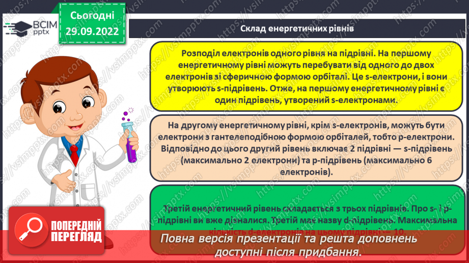 №13 - Поняття про енергетичні підрівні. Радіус атома.5