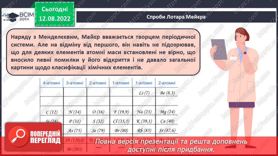 №04 - Будова атома. Короткі історичні відомості про спроби класифікації хімічних елементів.17