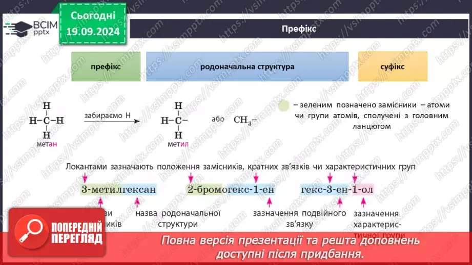 №04 - Систематична номенклатура. Класифікація вуглеводнів17