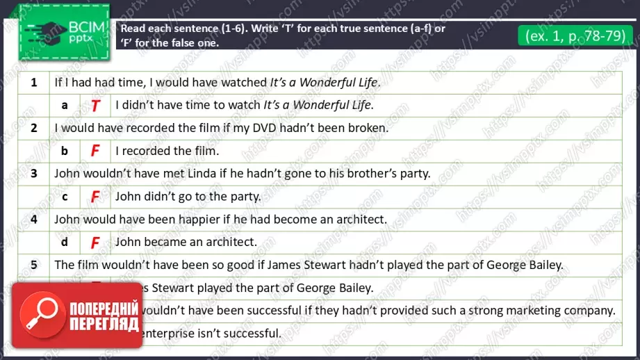 №18 - Умовні речення третього типу.  Вдосконалення граматичних навичок.  Third Conditional Sentences.  Build Up Your Grammar.5 №18 - Умовні речення третього типу.  Вдосконалення граматичних навичок.  Third Conditional Sentences.  Build Up Your Grammar.5