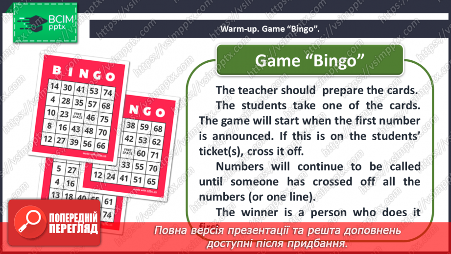 №009 - School Timetable. Cardinal Numbers. Ordinal Numbers.4