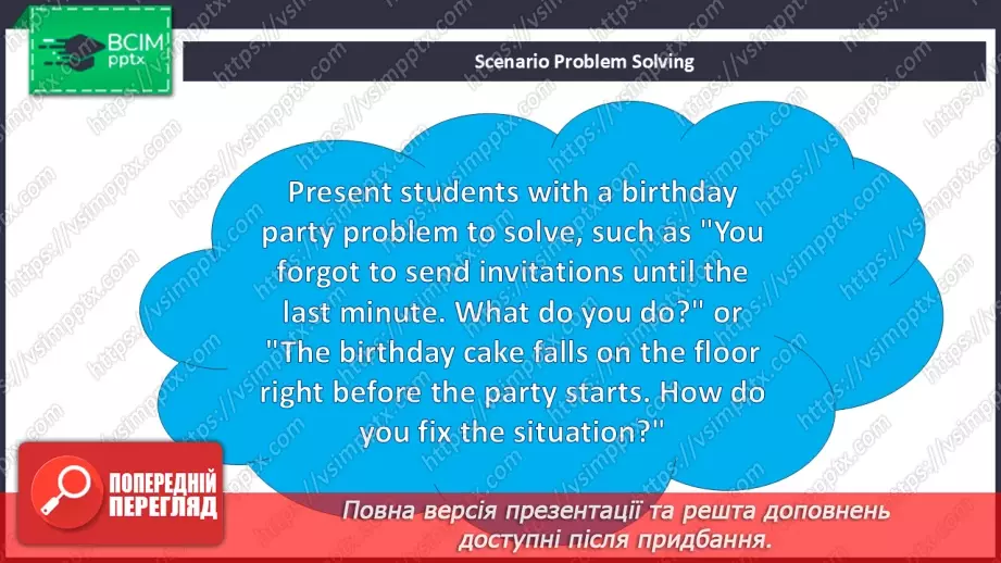 №022 - Previous experience organizing a birthday party15