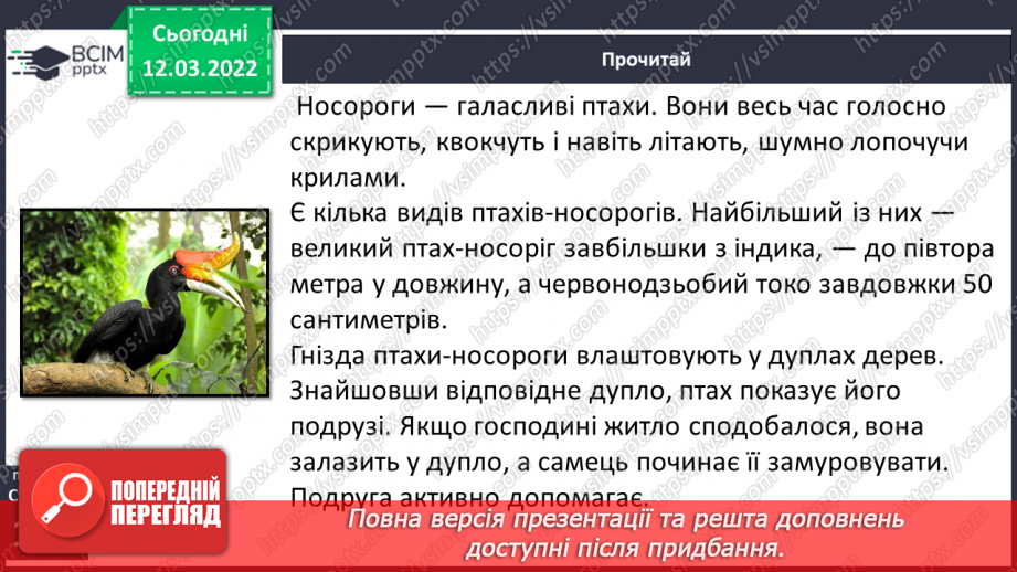 №092 - Т. Колодницька «Птахи – носороги»9 №092 - Т. Колодницька «Птахи – носороги»9