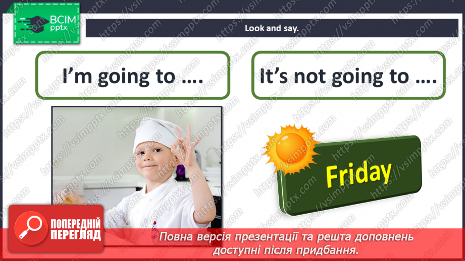 №050 - Holiday plans.  “I’m going to …”, “it’s not going to …”12 №050 - Holiday plans.  “I’m going to …”, “it’s not going to …”12
