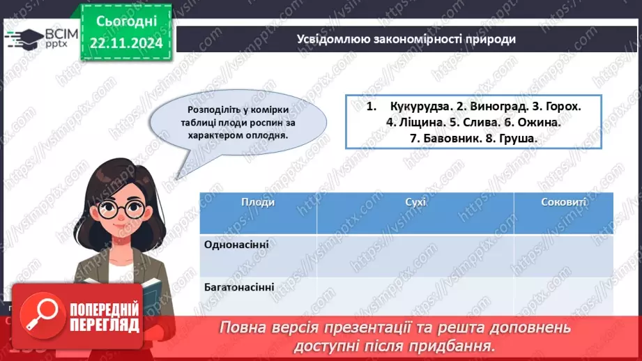 №39 - Узагальнення вивченого з теми «Різноманітність вищих рослин».7