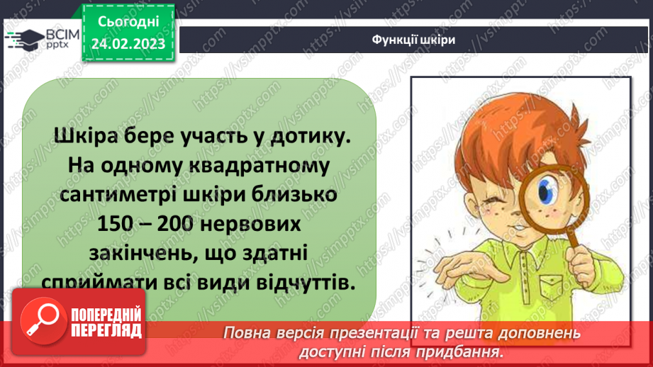 №50 - Із чого складається організм людини. Клітини, внутрішні органи та шкіра.22