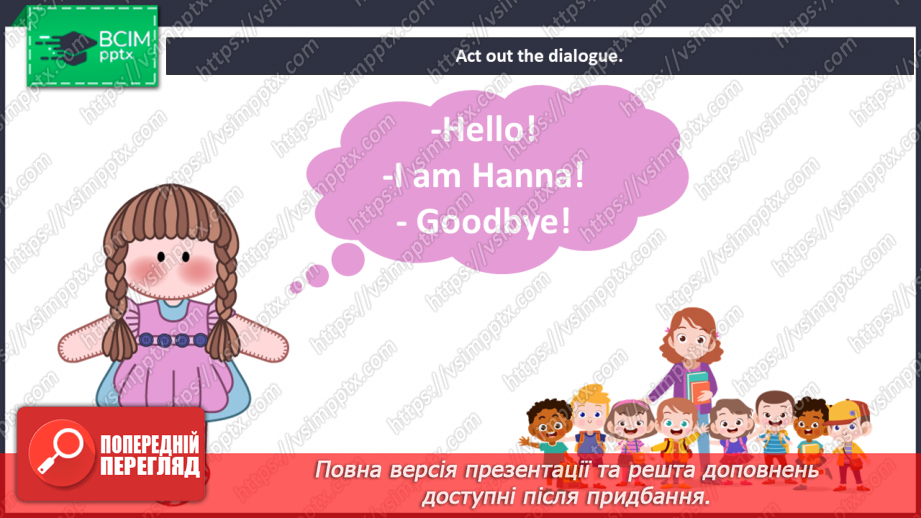 №01 - Hello! “Hello”, “My name is...”, “Goodbye”.12