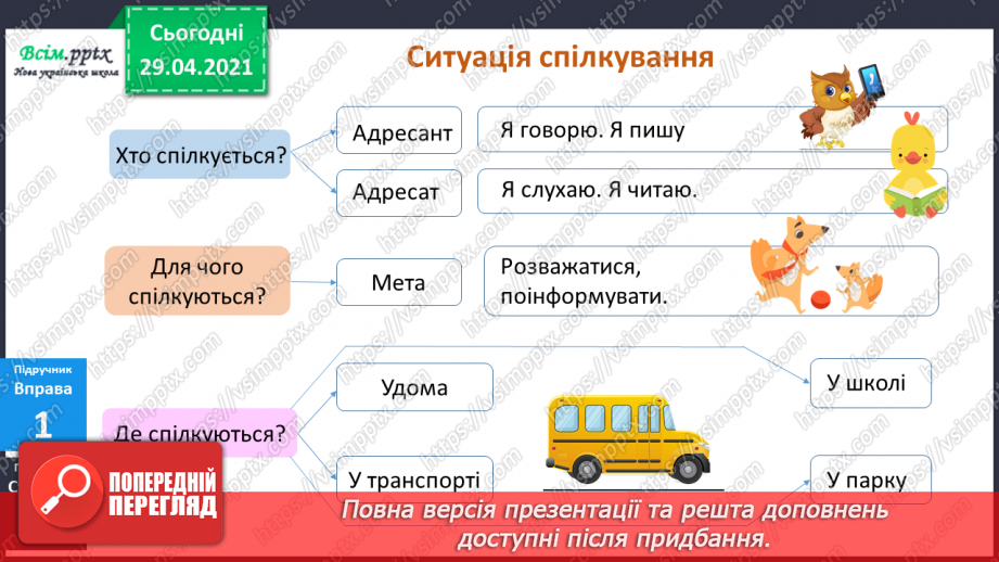 №004 - Мова і мовлення. Ситуація спілкування14