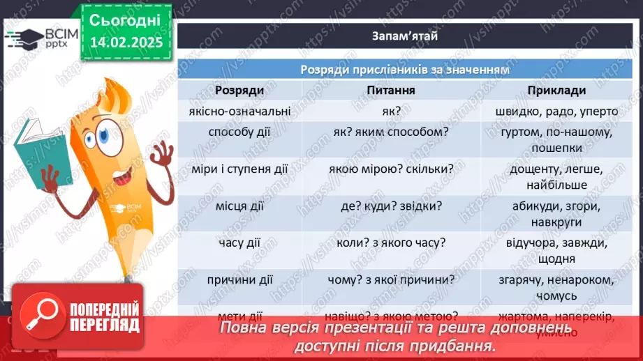 №068 - Розряди прислівників за значенням (практично)9 №068 - Розряди прислівників за значенням (практично)9