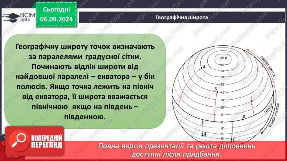 №05-6 - Як визначати географічну широту і довготу точки на карті.5