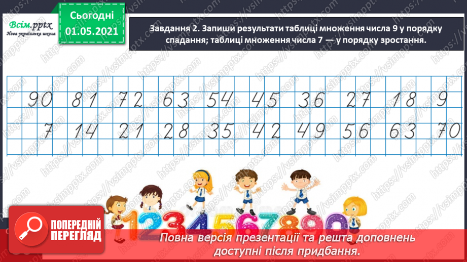 №020 - Узагальнюємо способи складання таблиць множення і ділення12 №020 - Узагальнюємо способи складання таблиць множення і ділення12