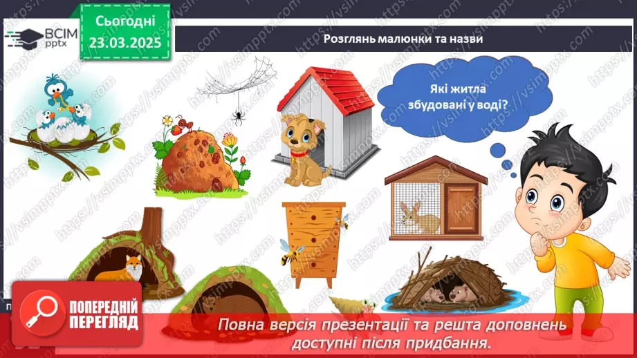 №084 - Як харчуються тварини. Житла тварин.21