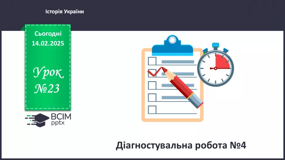 №23 - Діагностувальна робота №40