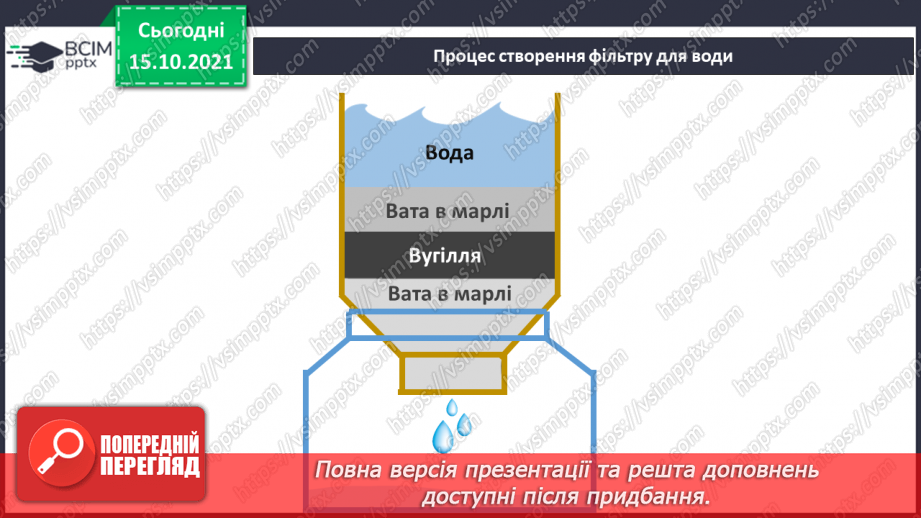 №09 - Виготовлення фільтра для очищення води. (16