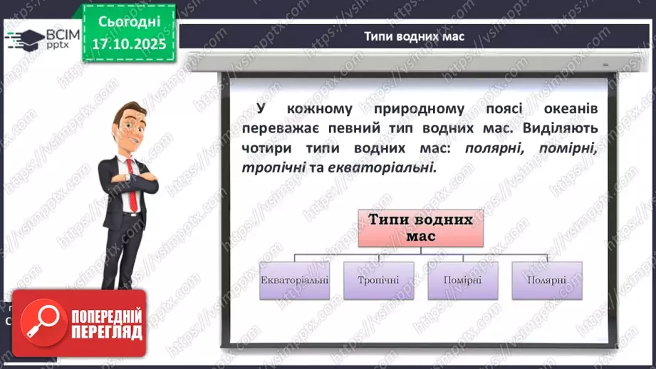 №18 - Типи водних мас.10 №18 - Типи водних мас.10