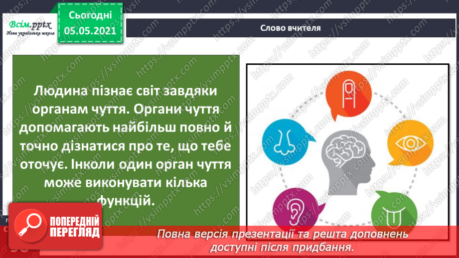 №078 - Органи чуття.4 №078 - Органи чуття.4