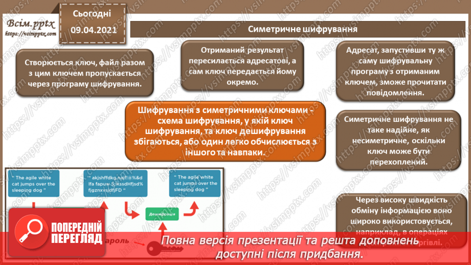 №09 - Криптографічні методи захисту інформації. Контроль цілісності програмних і інформаційних ресурсів.9