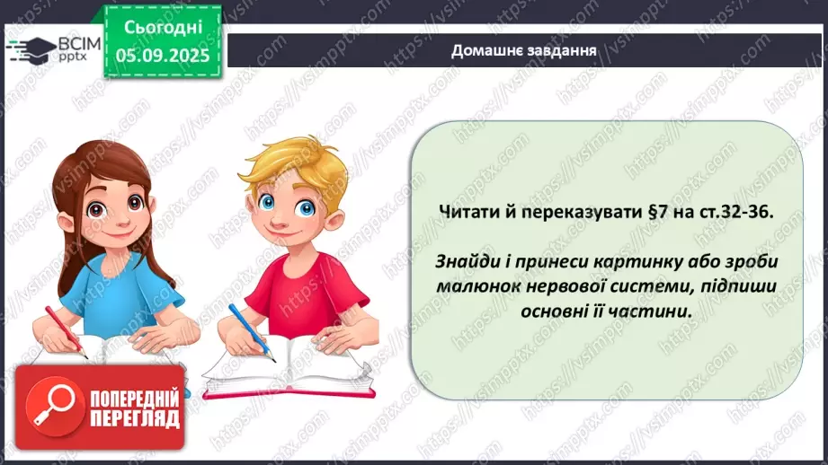 №008 - Будова нервової системи30 №008 - Будова нервової системи30