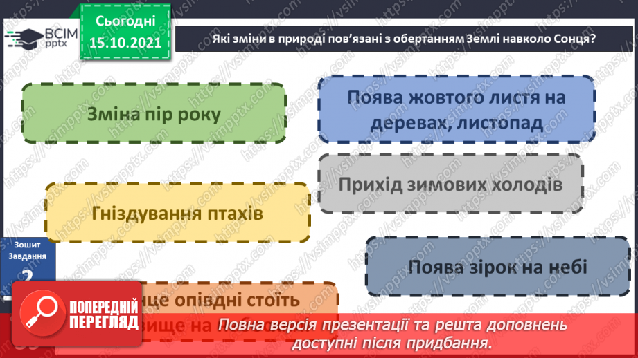 №025 - Рух Землі навколо Сонця. Теплові пояси19 №025 - Рух Землі навколо Сонця. Теплові пояси19