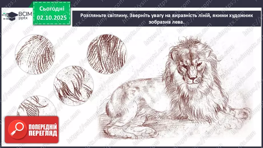 №07 - Основні поняття: замальовки, лінії (графічні матеріали на вибір) СМ: М. Степанов «Такса», С. М’юр «Пес», А. Дюрер «Лев»19 №07 - Основні поняття: замальовки, лінії (графічні матеріали на вибір) СМ: М. Степанов «Такса», С. М’юр «Пес», А. Дюрер «Лев»19