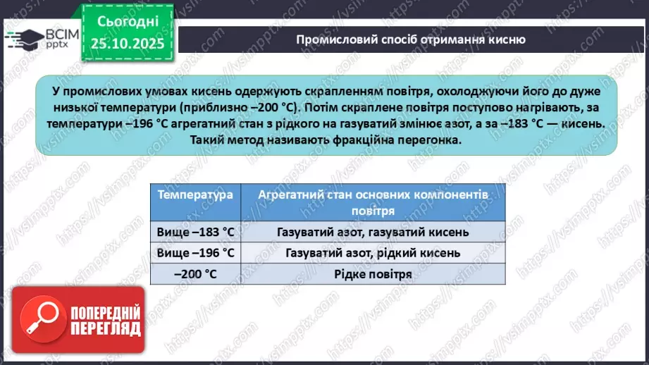 №20 - Одержання кисню.20 №20 - Одержання кисню.20