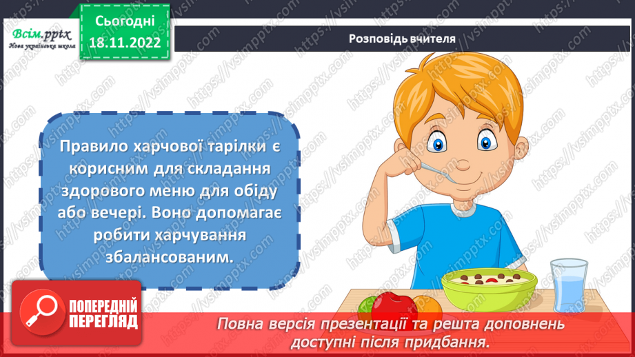 №14 - Харчова тарілка. Складання здорового меню для обіду або вечері8 №14 - Харчова тарілка. Складання здорового меню для обіду або вечері8