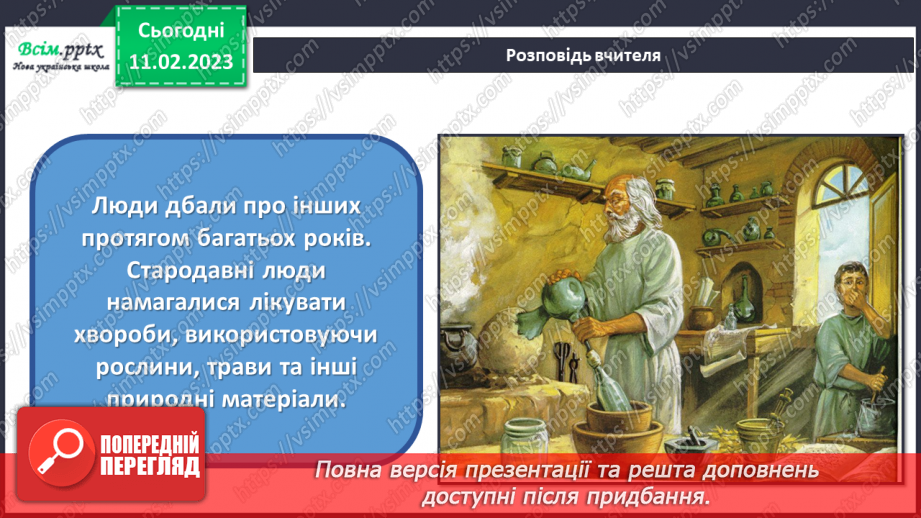 №23 - Медицина і технічний прогрес. Створюємо стрічку часу про історію медицини.9