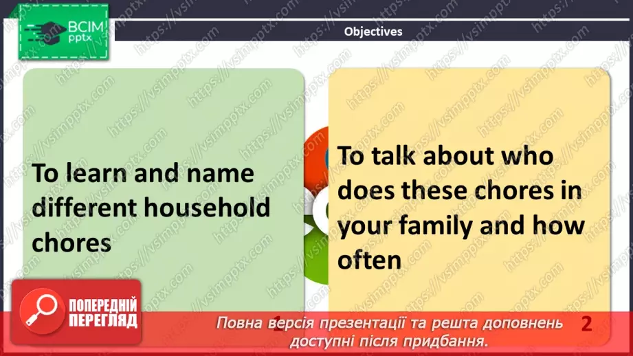 №018 - ГР2 Домашні обов'язки.  Опрацювання ЛО. Household Chores. Vocabulary.2 №018 - ГР2 Домашні обов'язки.  Опрацювання ЛО. Household Chores. Vocabulary.2