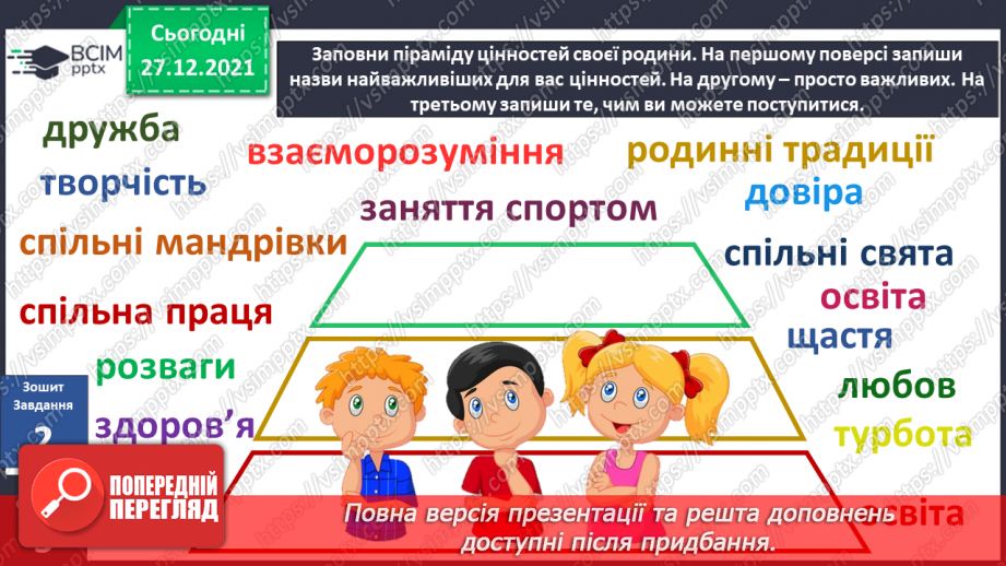 №051 - Що об’єднує родину? Традиції у родині. Сімейні цінності.16 №051 - Що об’єднує родину? Традиції у родині. Сімейні цінності.16