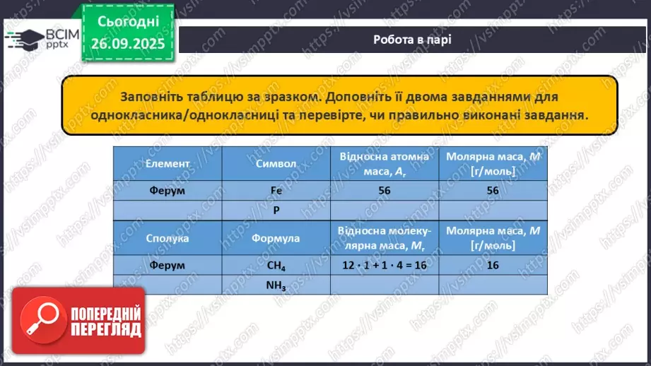 №12 - Молярна маса.13 №12 - Молярна маса.13