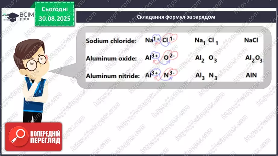 №03 - П/О. ГР1, ГР2. Складання формул бінарних сполук.7 №03 - П/О. ГР1, ГР2. Складання формул бінарних сполук.7