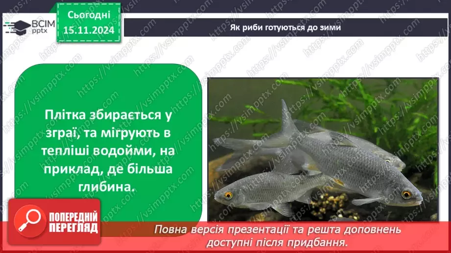 №0035 - Як риби готуються до зими8 №0035 - Як риби готуються до зими8