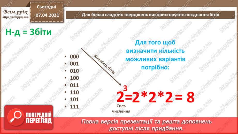 №02 - Кодування символів.  Двійкове кодування. Одиниці вимірювання довжини двійкового коду.12