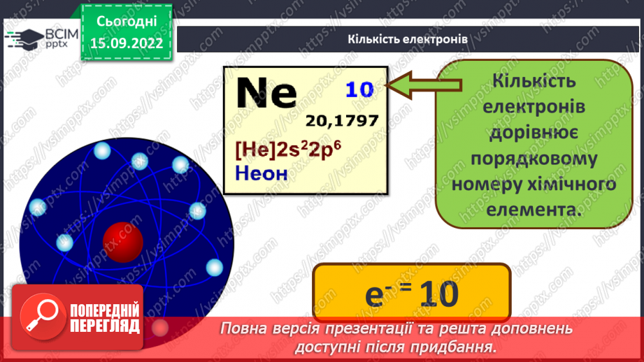 №09 - Будова атома. Склад атомних ядер. Протонне й нуклонне числа.14