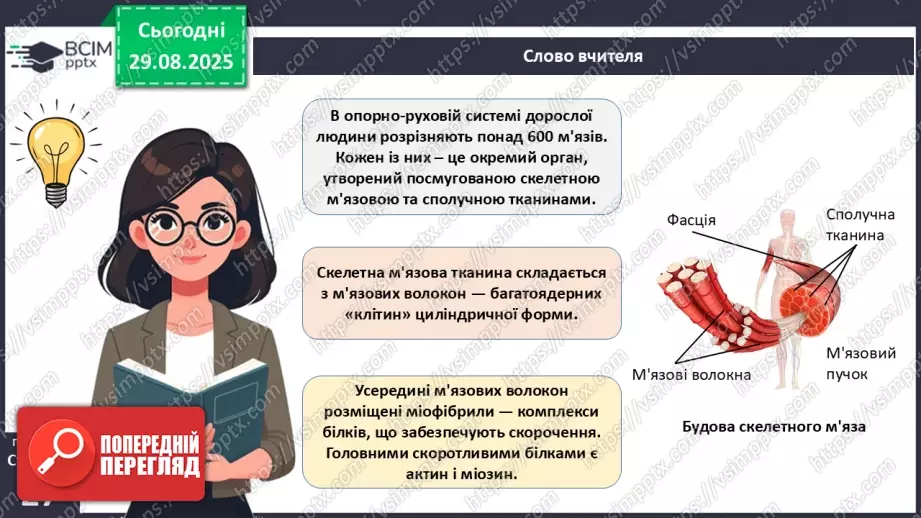 №006 - Особливості руху людини. Будова та функції м'язової системи.13 №006 - Особливості руху людини. Будова та функції м'язової системи.13