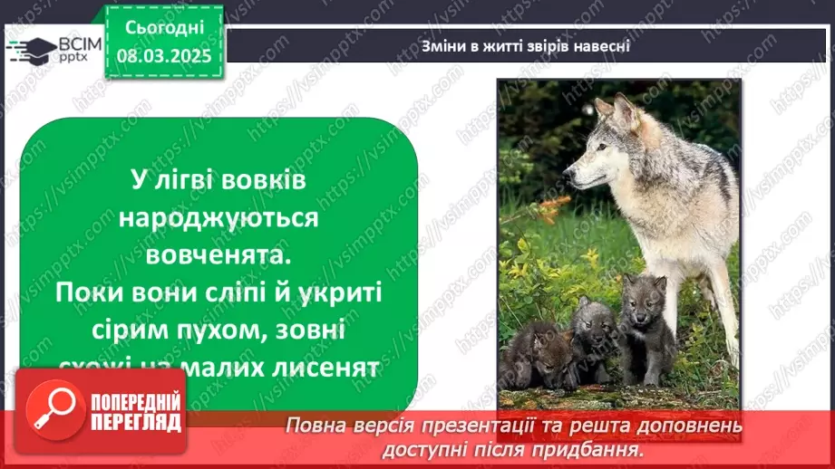 №0078 - Які зміни в житті звірів навесні15 №0078 - Які зміни в житті звірів навесні15