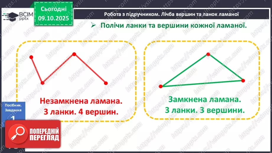 №031 - Замкнені і незамкнені ламані. Побудова ламаної7 №031 - Замкнені і незамкнені ламані. Побудова ламаної7