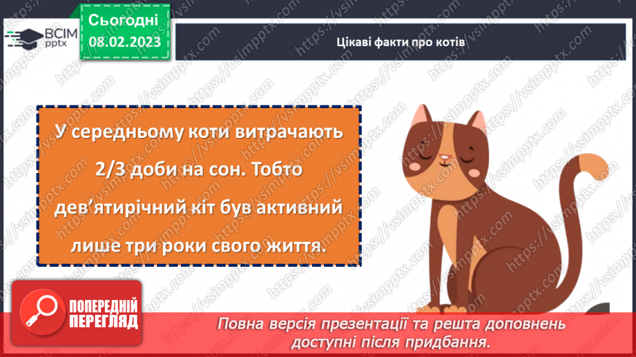 №084 - Урок розвитку зв’язного мовлення 10. Складання сенкану «Котики»17