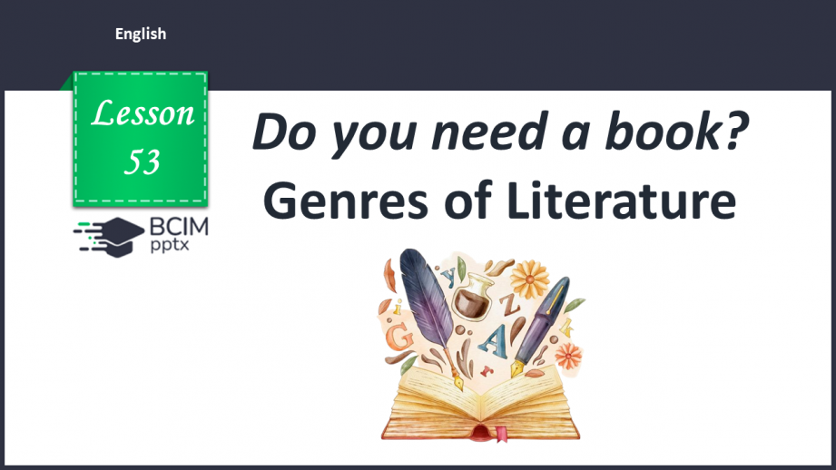 №053 - Genres of Literature0 №053 - Genres of Literature0