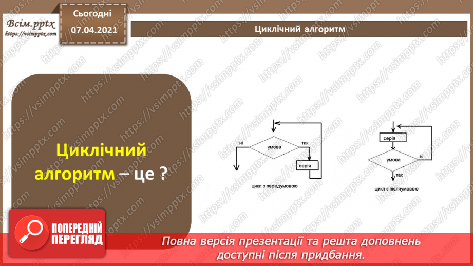 №48 - Повторення знань «Алгоритми та програми» за 8 клас.27