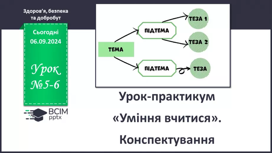 №05-6 - Урок-практикум «Уміння вчитися». Конспектування0